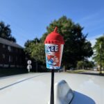 Coolballs Retro Collectible ICEE Cup Magnetic Car, Truck, and SUV Roof Topper with Car Magnet Buddy Magnetic Roof Antenna Topper Stand