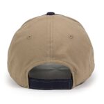 Outdoor Cap Standard American Flag Truck Cap, Navy/Khaki, Adult