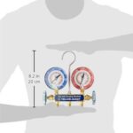 Yellow Jacket 42004 Series 41 Manifold with 3-1/8″ Gauge, psi, R-22/404A/410A