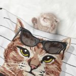 Cat Holding Mugshot Sign Waterproof Dog Blanket – Soft Plush Throw Protects Bed, Couch, Or Car from Spills,Scratching, Or Pet Fur – Large