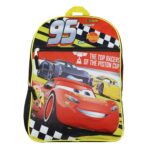 Disney Cars Backpack Top Racers Lightning McQueen 16″ School Bag