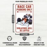 Venicor Race Car Formula 1 Sign – 9 x 14 Inches – Aluminum – F1 Racecar Racing Room Decor for Boys Gifts Decorations Stickers Track Poster Stuff