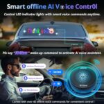 Programmable LED Sign with AI-Voice Control – 19.4”x 4.3” Scrolling USB 5V Flexible Led Sign for Car, ATOTOEXCEL Bluetooth App Control Custom Text Pattern Animation LED Display for Car Store