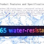 ZONTRONCM P10(77″ * 14″) Digital Led Car Signs For Window Matrix Panel Screen Panel Ticker Message Board Message Board Display Menu Board Electronic Board For Business