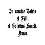 CafePress Sign of The Cross Oval Car Bumper Sticker