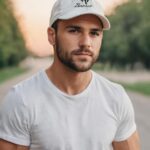 Bronco Dad Hat Vintage Car Lover Embroidered Adjustable Cap (White)