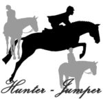 CafePress Hunter Jumper Trio Script Oval Car Magnet, Euro Oval Bumper Magnet