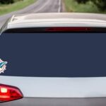 NFL Siskiyou Sports Fan Shop Miami Dolphins Auto Decal 8 inch sheet Team Color