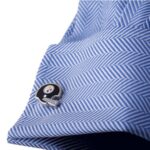 Pittsburgh Steelers Silver-Plated Team Logo Helmet Cufflinks