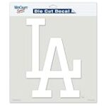 Los Angeles Dodgers Die Cut Car Window Sticker Decal (8×8 Inches) by WinCraft