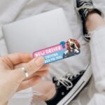 (3 Pcs) Funny Nervous Dog New Driver Sticker – My Driving Scares Me Too Cute Shivering Dog Caution Sign for Cars, Bumper, Water Bottles, Laptops, and More – 5 Inch Reusable Sticker for Safety