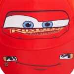 Disney Cars Baseball Cap for Kids Lightning McQueen Peaked Sun Hat Adjustable Dress Up Accessory Red